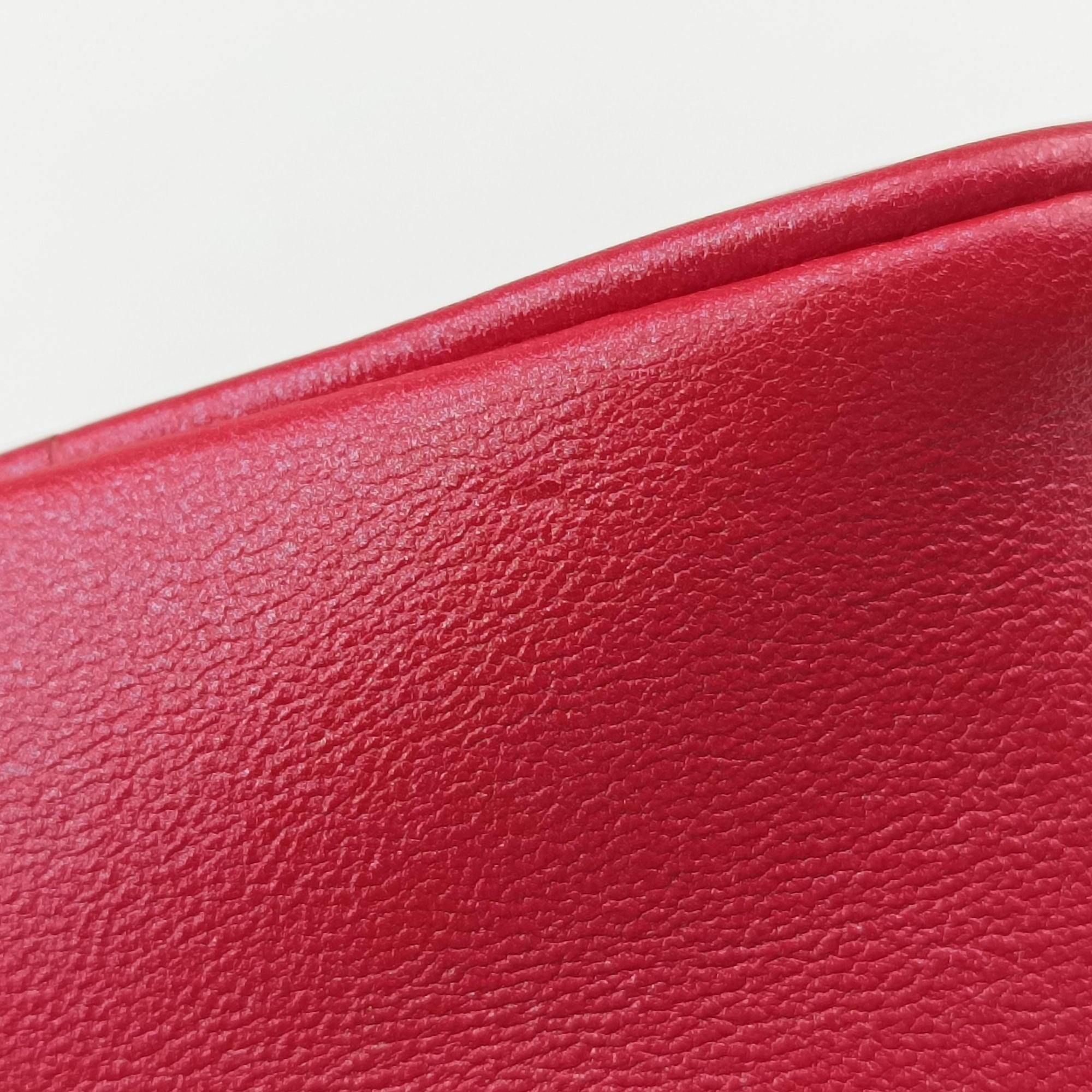 Heart on Chain Red Lambskin M80837 IC Chipハートオンチェーン レッド ラムスキン M80837 ICチップ