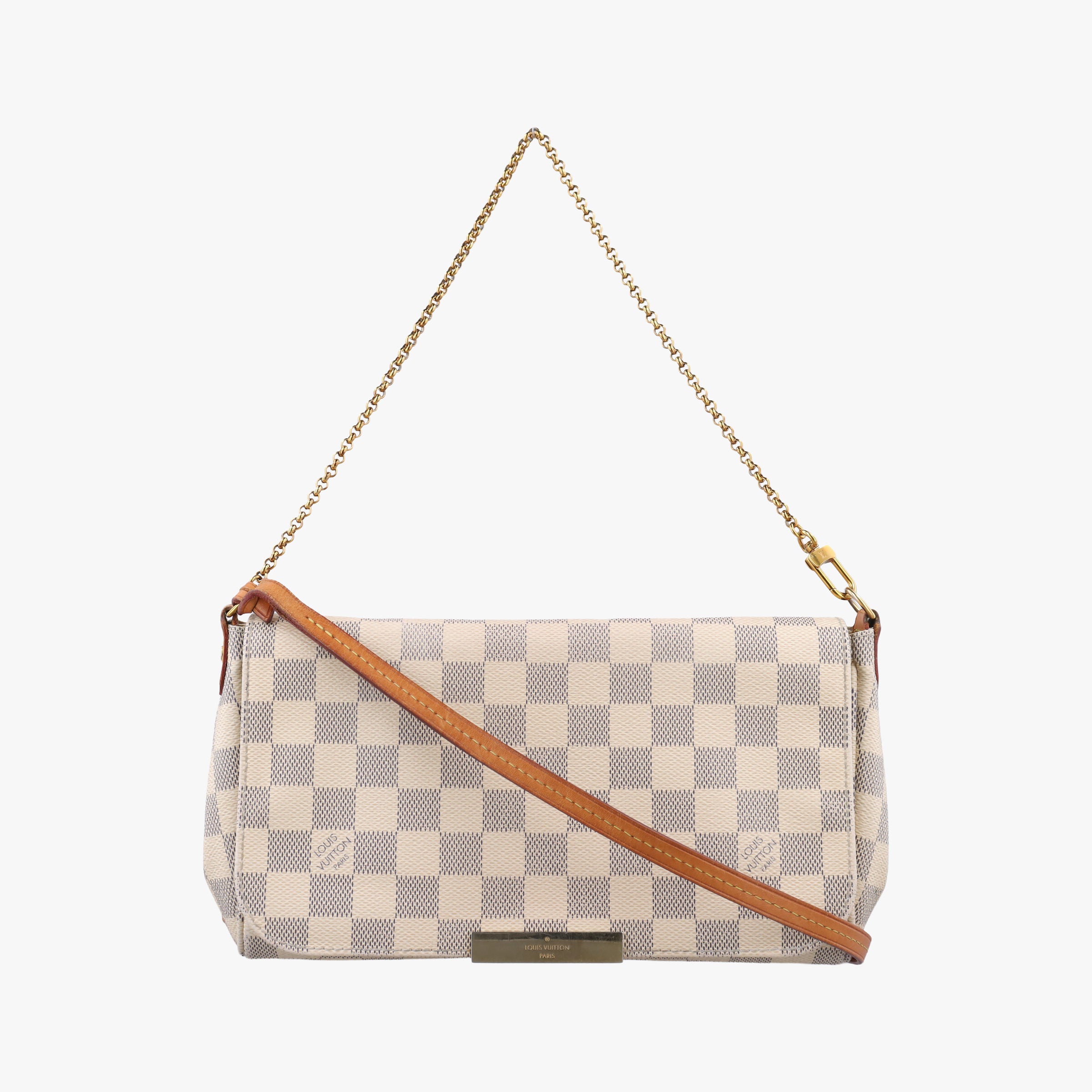 FAVORITE PM Azur Damier Canvas N41277 DU3106フェイボリットPM アズール ダミエキャンバス N41277 DU3106