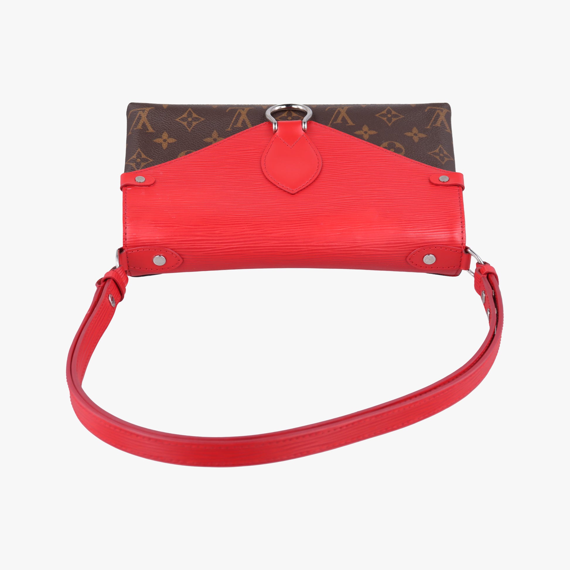 SAINT MICHEL Brown×COQUELICOT Monogram Canvas×epi M44031 CA3117サンミシェル モノグラム/ブラウン×コクリコ モノグラムキャンバス×エピ M44031 CA3117
