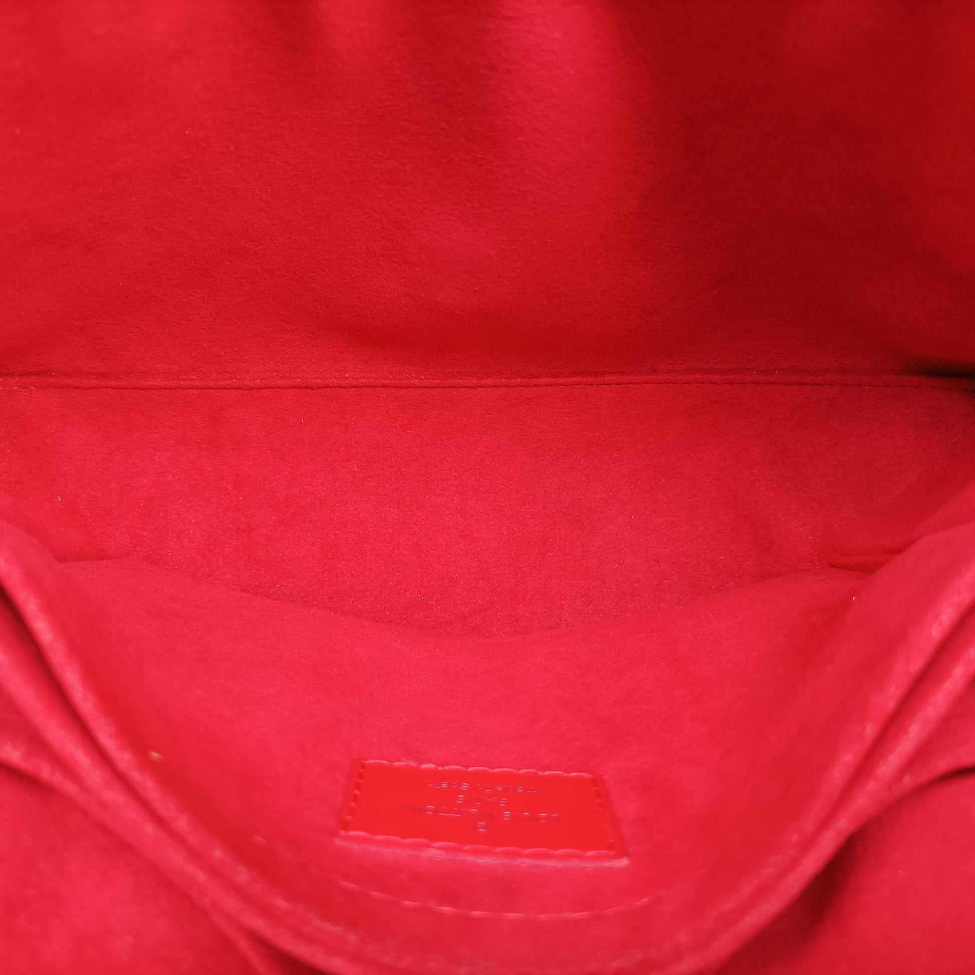 SAINT MICHEL Brown×COQUELICOT Monogram Canvas×epi M44031 CA3117サンミシェル モノグラム/ブラウン×コクリコ モノグラムキャンバス×エピ M44031 CA3117