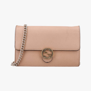 Interlocking G Beige  Leather 510314 インターロッキングG ベージュ レザー 510314 