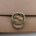 Interlocking G Beige  Leather 510314 インターロッキングG ベージュ レザー 510314 