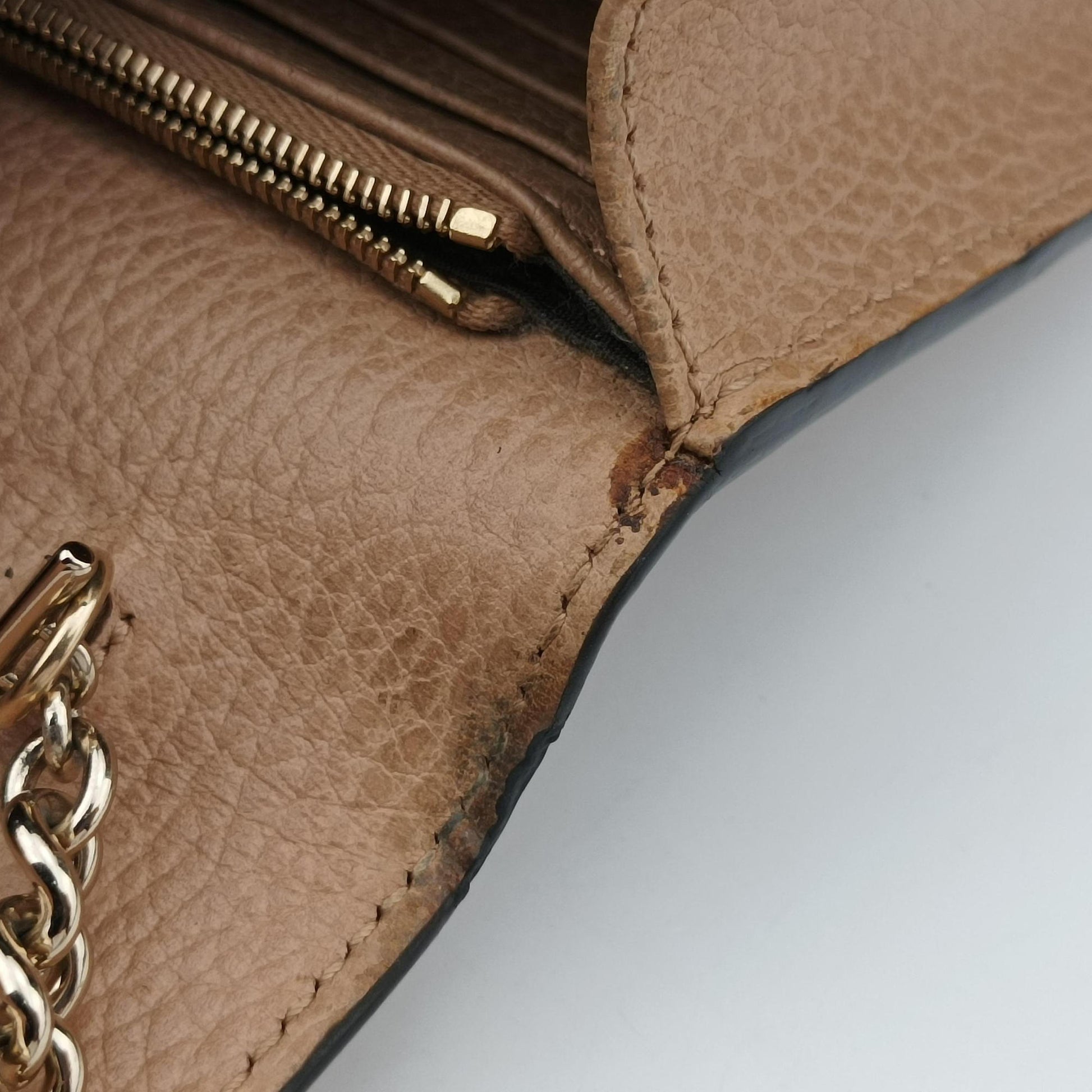 Interlocking G Beige  Leather 510314 インターロッキングG ベージュ レザー 510314 