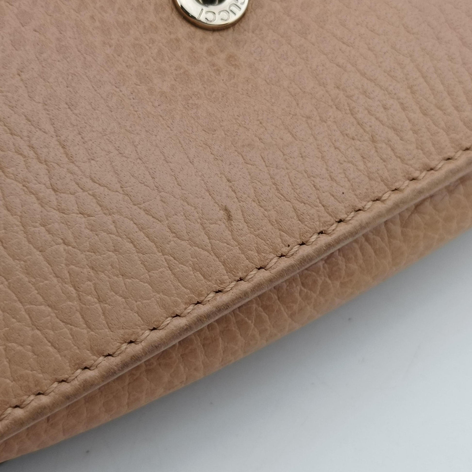 Interlocking G Beige  Leather 510314 インターロッキングG ベージュ レザー 510314 