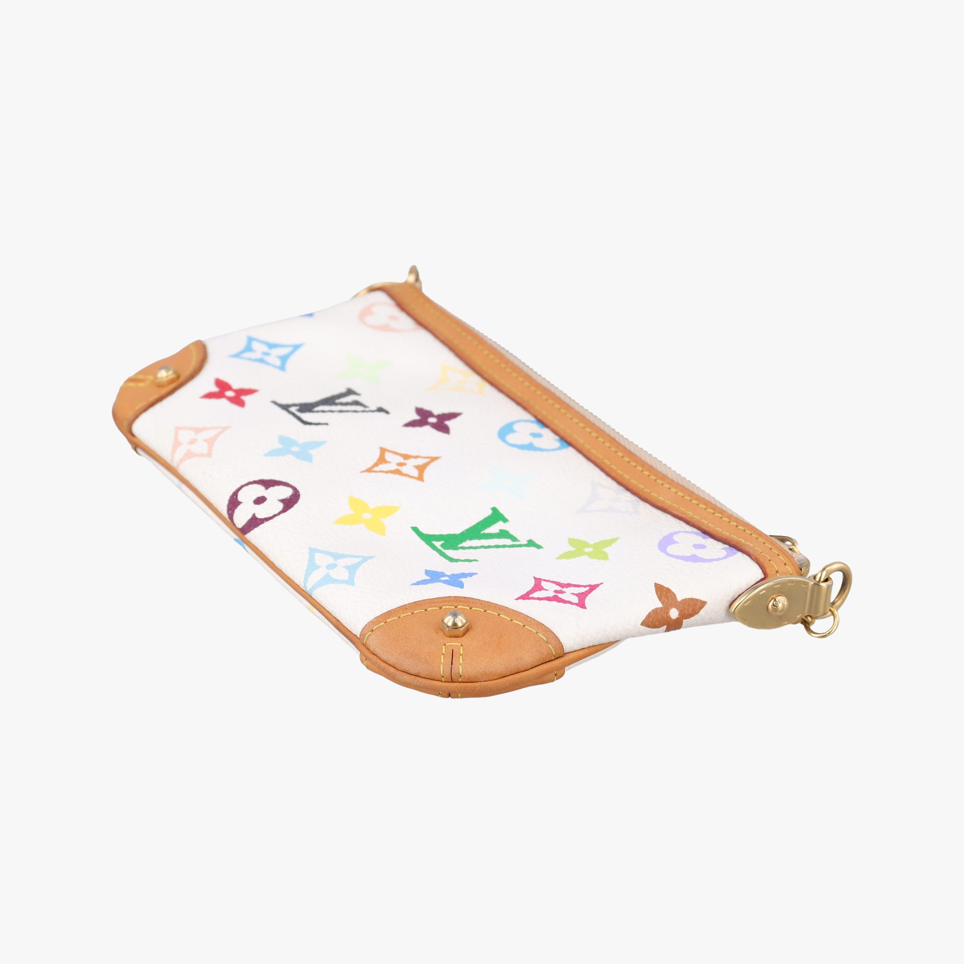 Pochette Mira MM Accessory Pouch white Monogram Multicolor M60096 AA3110ポシェット ミラ MM アクセサリーポーチ ブロン モノグラム マルチカラー M60096 AA3110