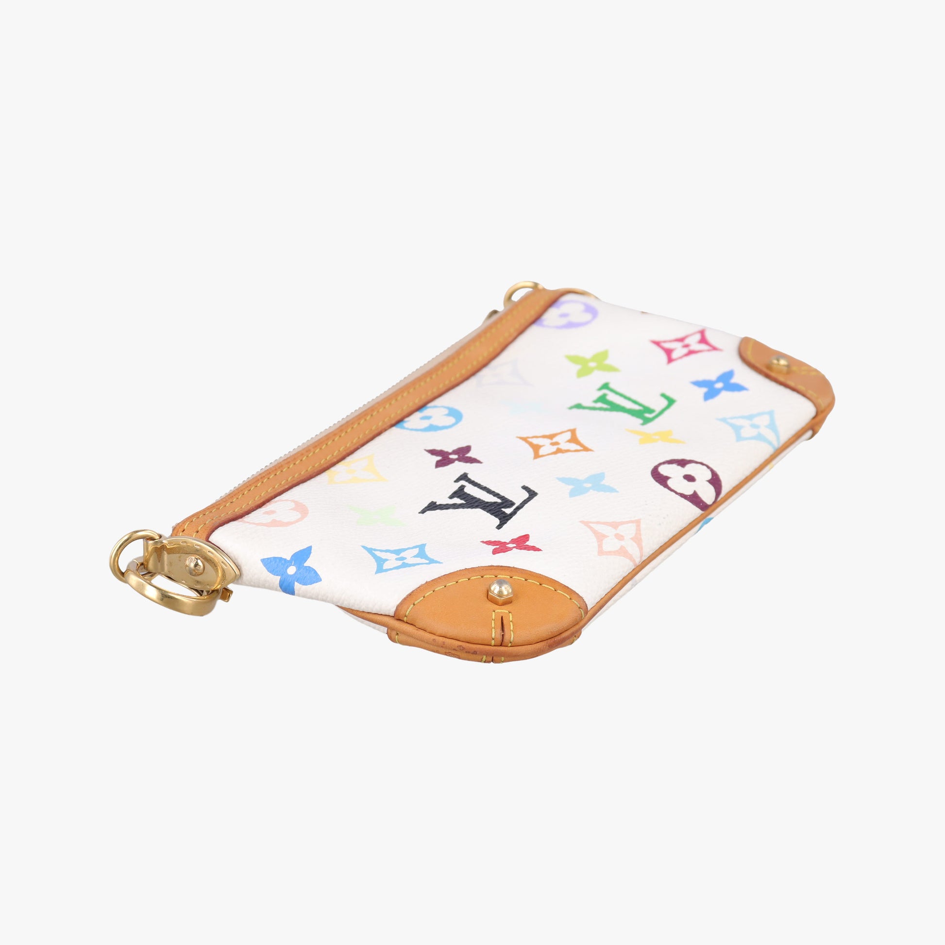 Pochette Mira MM Accessory Pouch white Monogram Multicolor M60096 AA3110ポシェット ミラ MM アクセサリーポーチ ブロン モノグラム マルチカラー M60096 AA3110