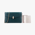 SERPENTI FOREVER Green Leather 2990768Yセルペンティ フォーエバー グリーン レザー 2990768Y