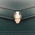 SERPENTI FOREVER Green Leather 2990768Yセルペンティ フォーエバー グリーン レザー 2990768Y