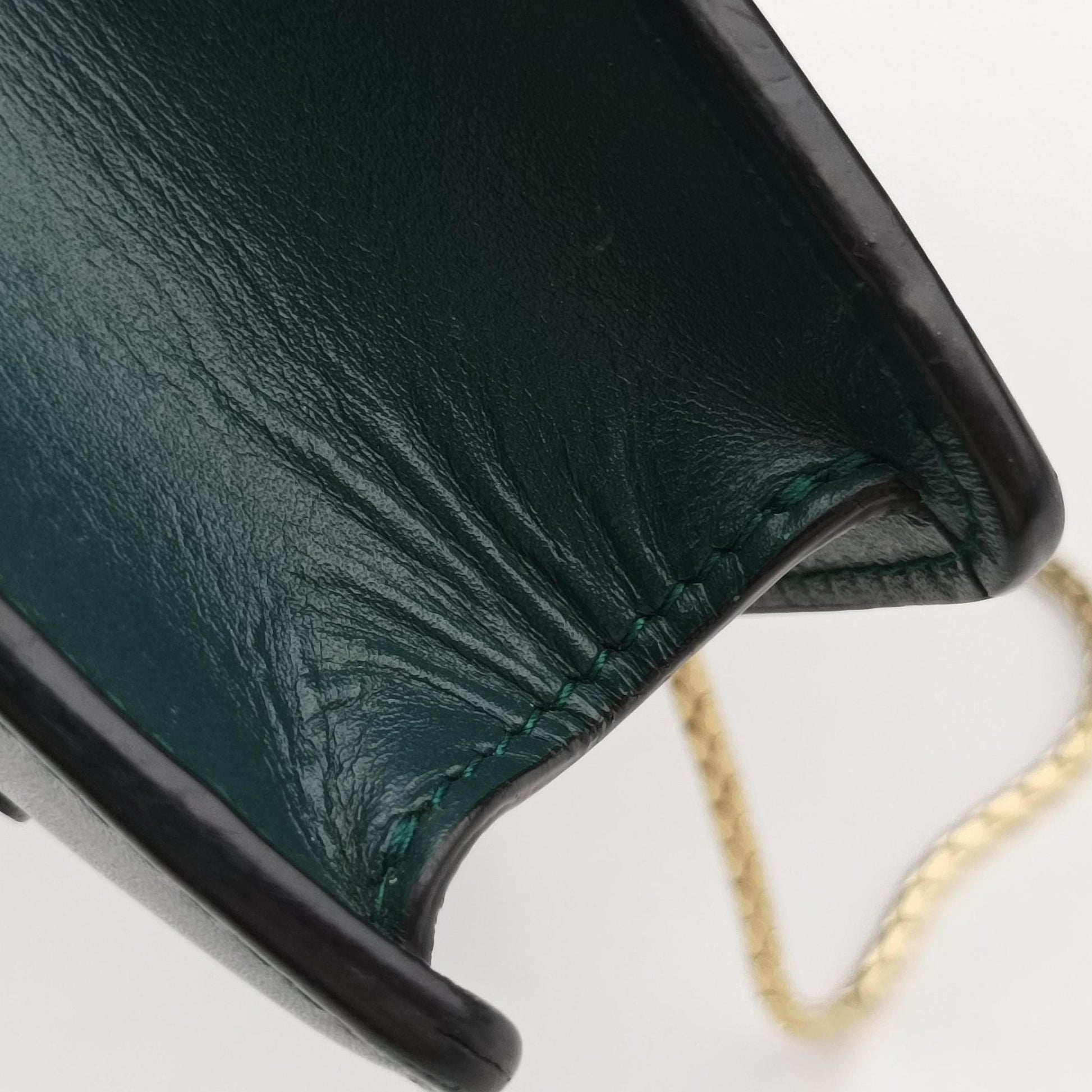 SERPENTI FOREVER Green Leather 2990768Yセルペンティ フォーエバー グリーン レザー 2990768Y