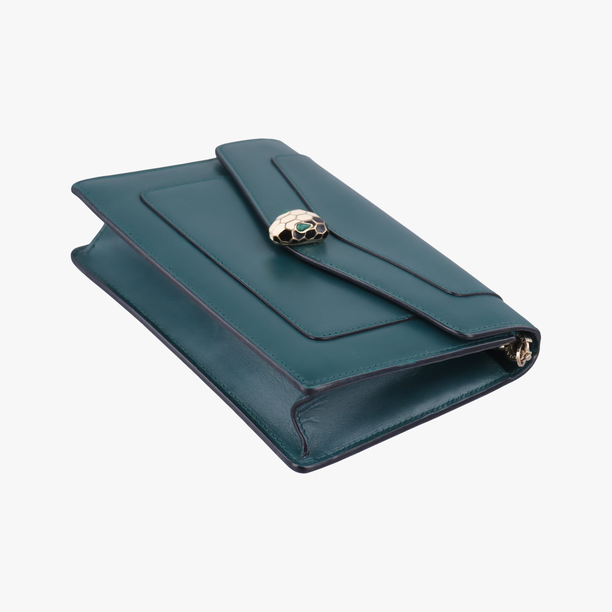 SERPENTI FOREVER Green Leather 2990768Yセルペンティ フォーエバー グリーン レザー 2990768Y