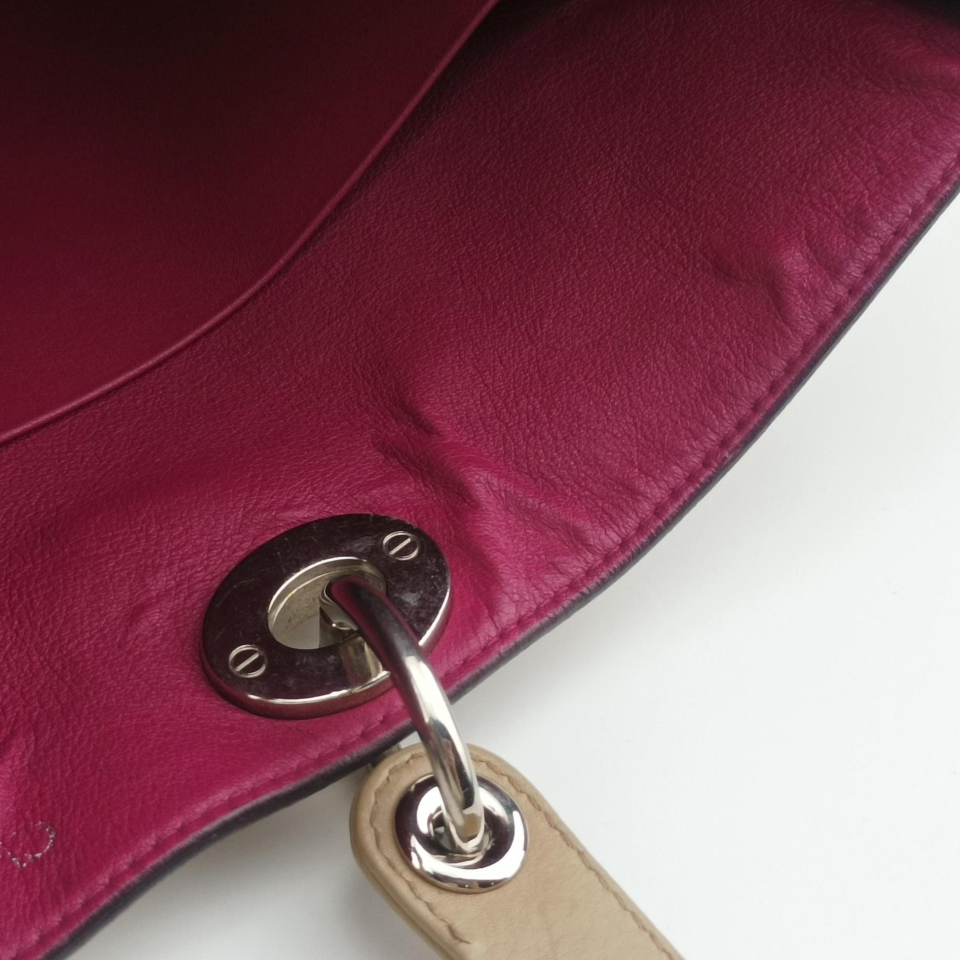 Diorissimo Beige Leather 09-MA-0192ディオリッシモ ベージュ レザー 09-MA-0192
