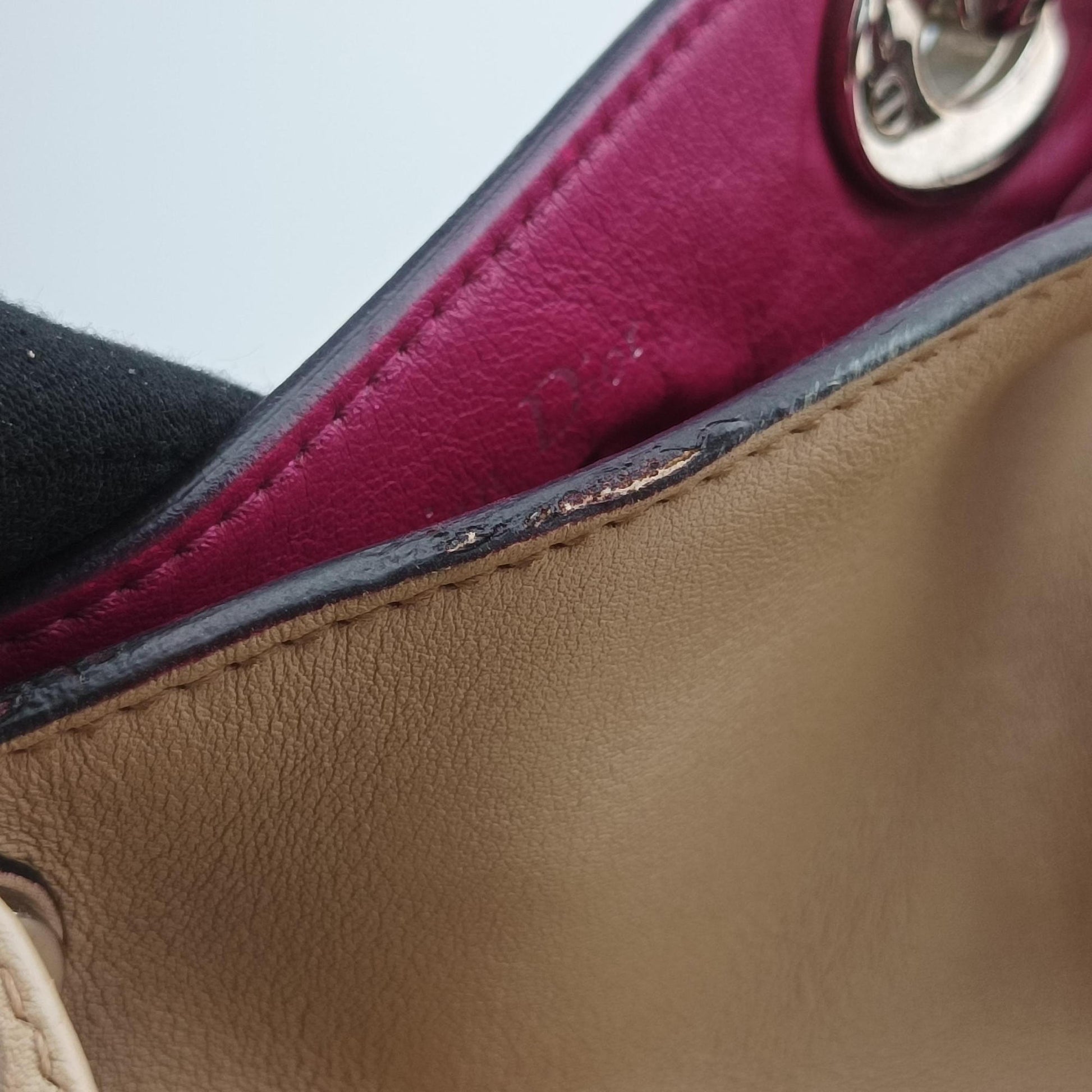 Diorissimo Beige Leather 09-MA-0192ディオリッシモ ベージュ レザー 09-MA-0192