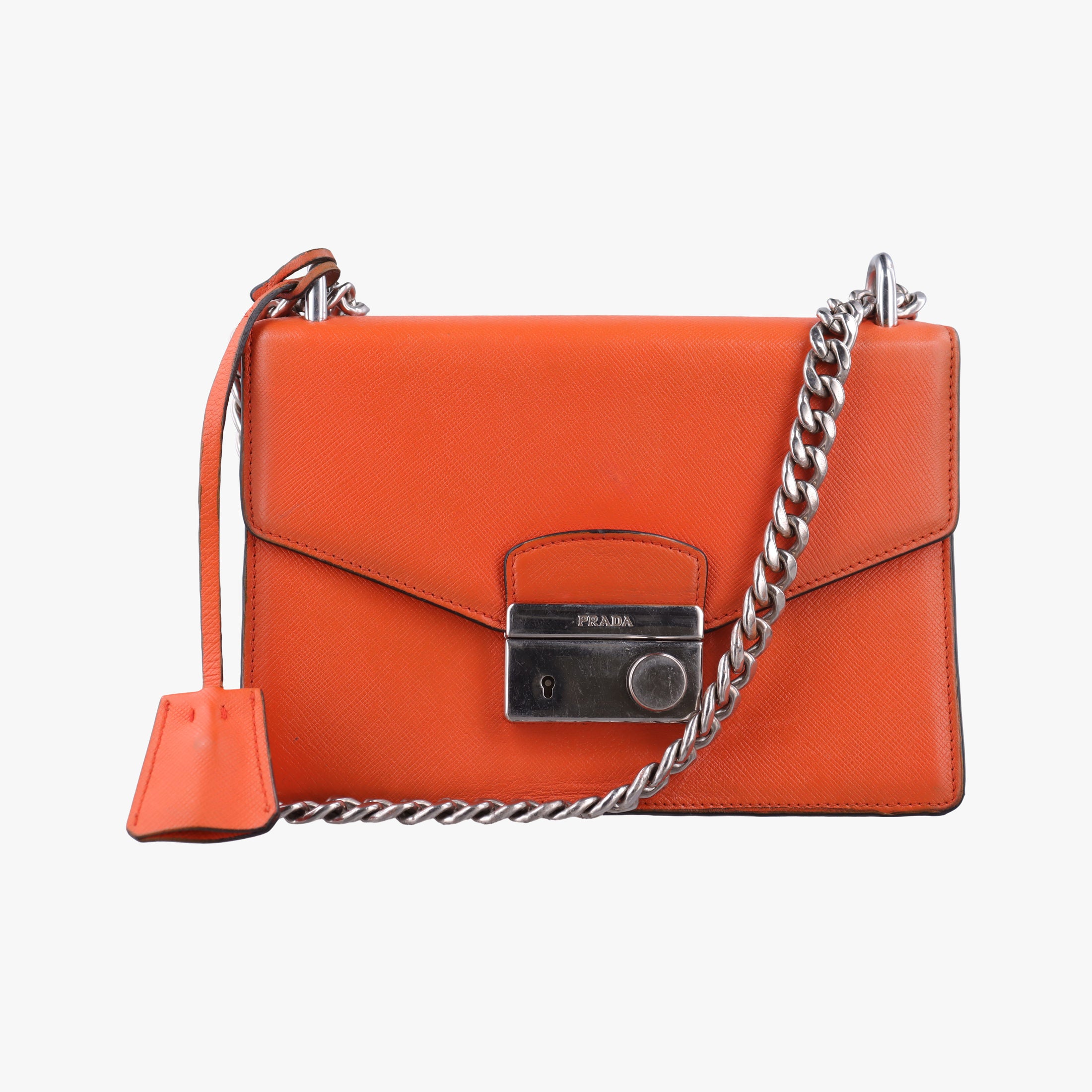 Sound Lock Orange SAFFIANO Leather BN0924 127サウンドロック オレンジ サフィアーノレザー BN0924 127