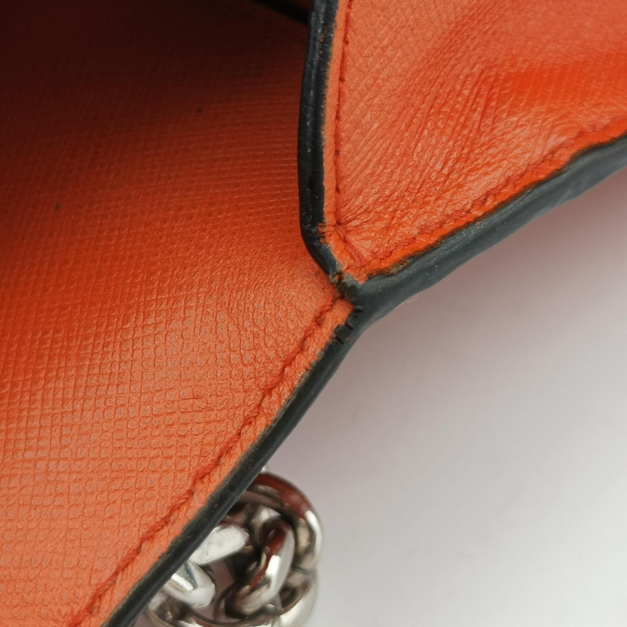 Sound Lock Orange SAFFIANO Leather BN0924 127サウンドロック オレンジ サフィアーノレザー BN0924 127