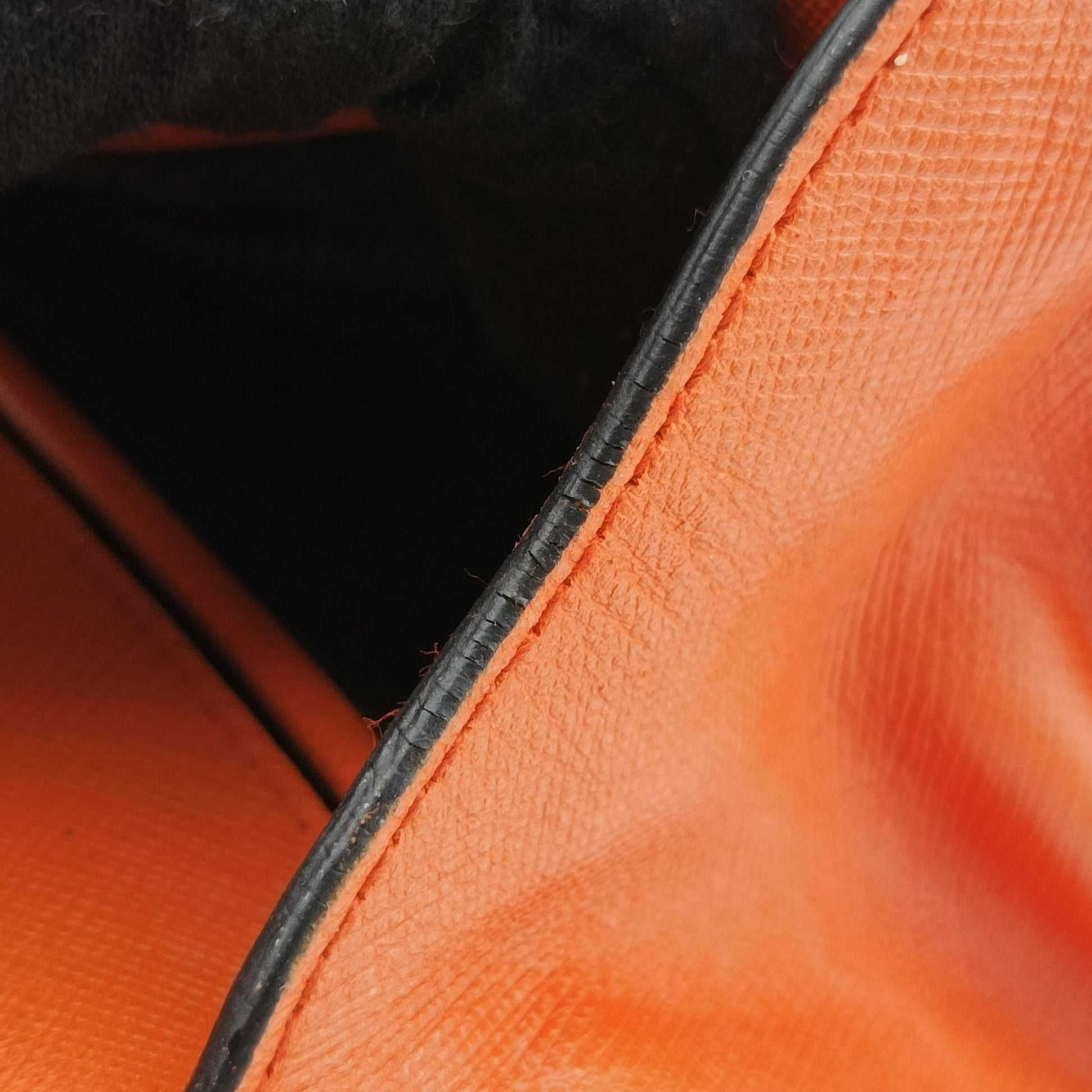 Sound Lock Orange SAFFIANO Leather BN0924 127サウンドロック オレンジ サフィアーノレザー BN0924 127