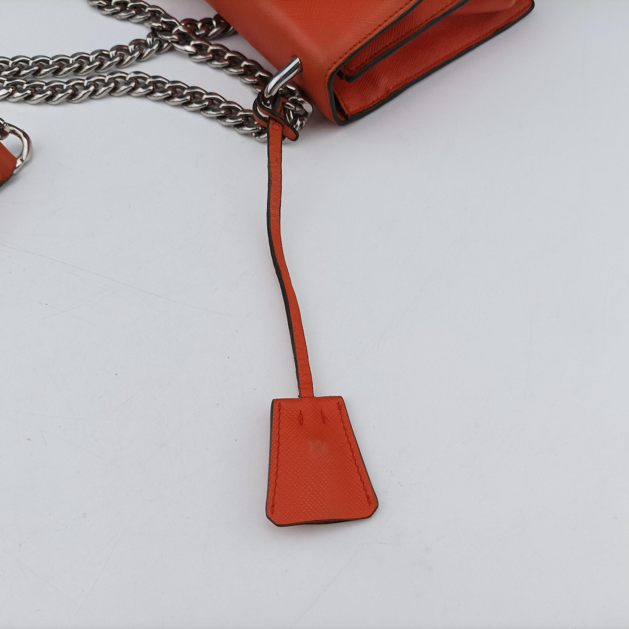 Sound Lock Orange SAFFIANO Leather BN0924 127サウンドロック オレンジ サフィアーノレザー BN0924 127