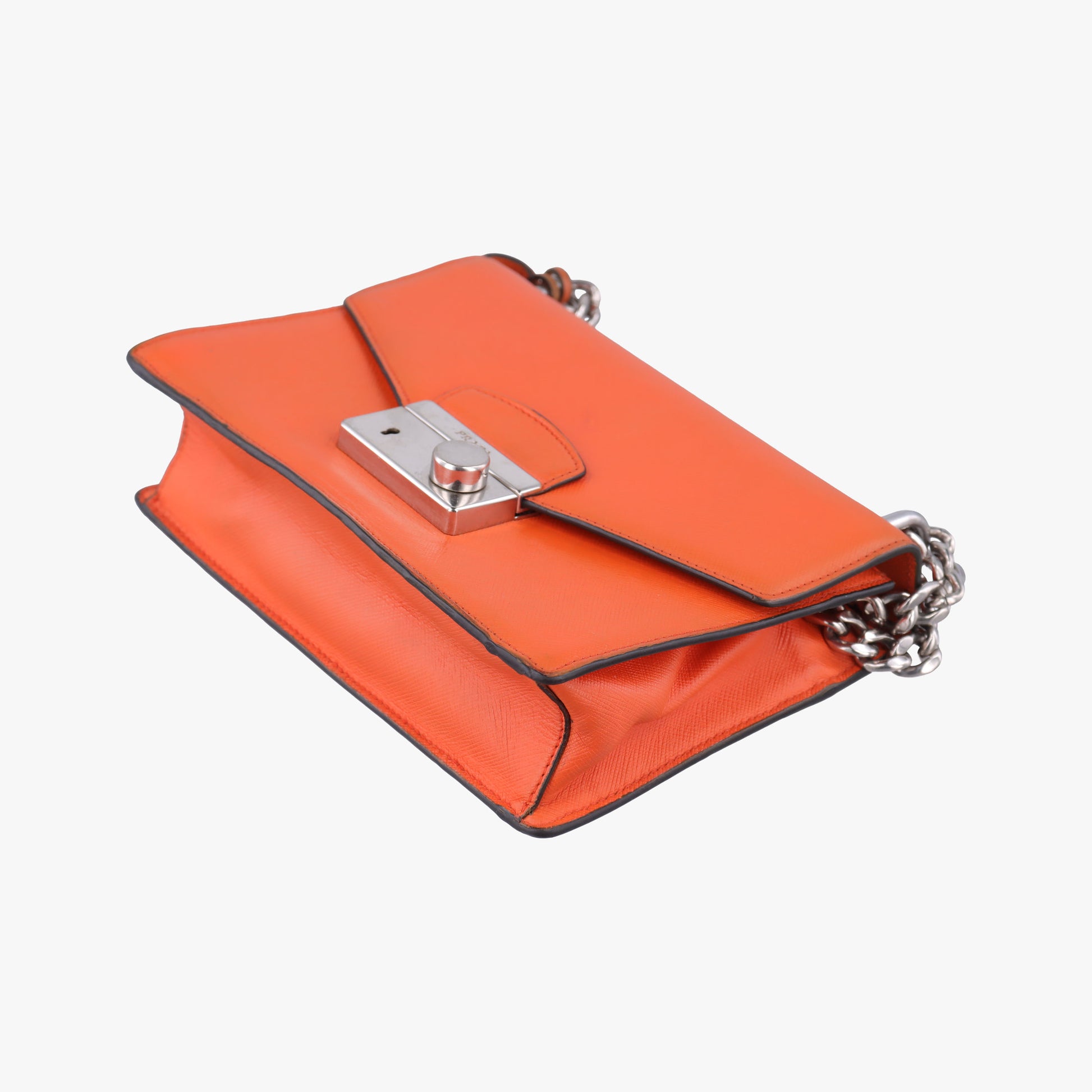 Sound Lock Orange SAFFIANO Leather BN0924 127サウンドロック オレンジ サフィアーノレザー BN0924 127