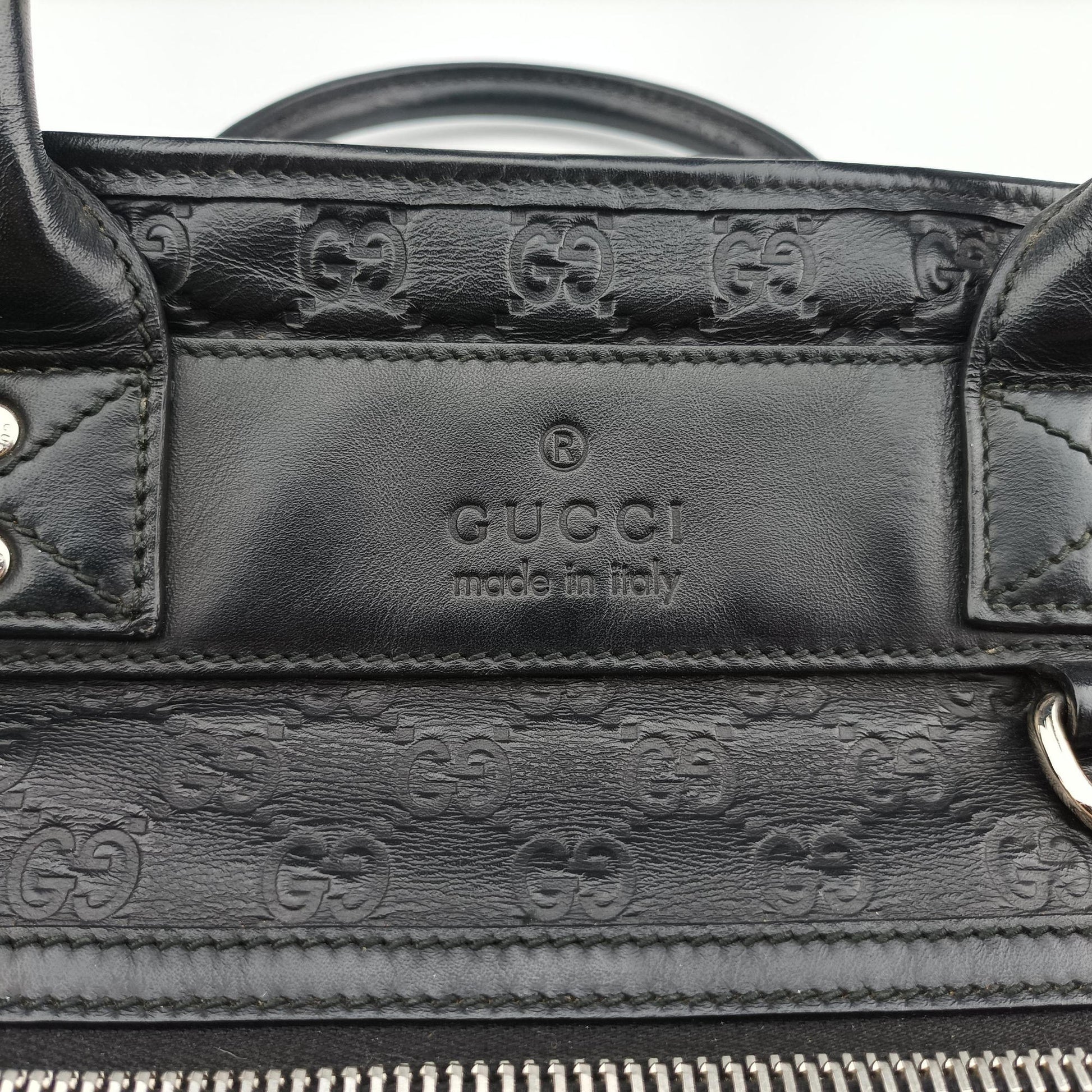 Guccissima Black Leather 246392 F6764150グッチシマ ブラック レザー 246392 F6764150