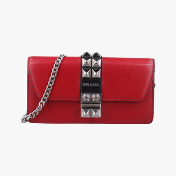 Elektra Studded Red Leather IDH061 62Dエレクトラ スタッズ レッド レザー IDH061 62D