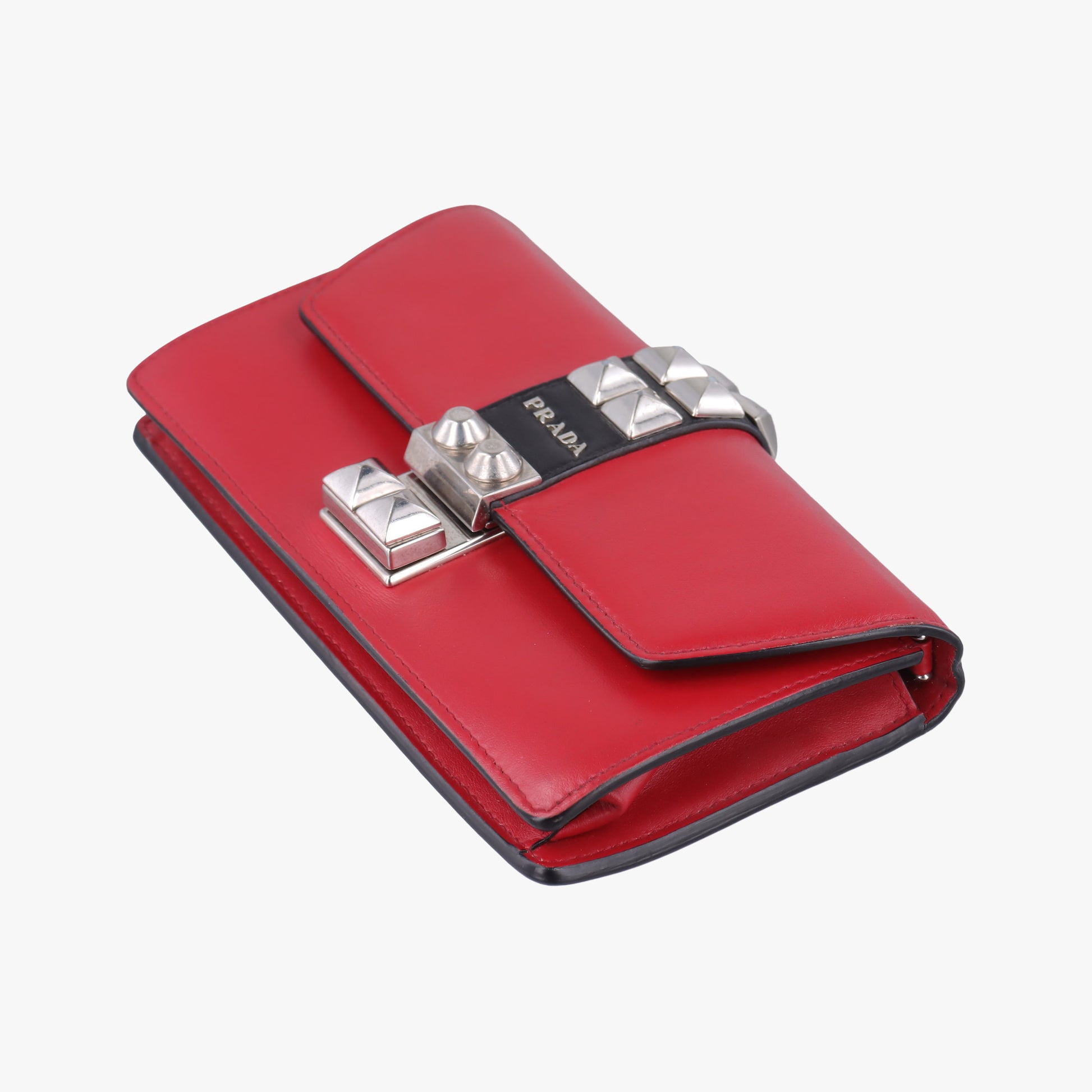 Elektra Studded Red Leather IDH061 62Dエレクトラ スタッズ レッド レザー IDH061 62D