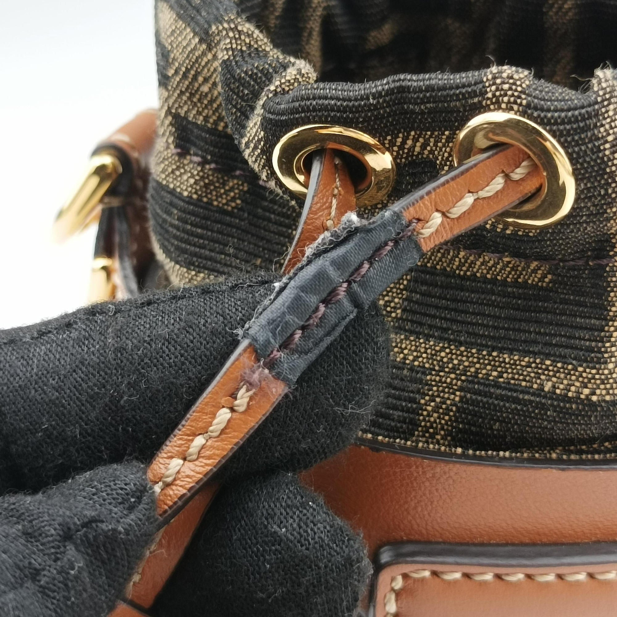 Nano Step Out Brown Canvas×Leather 7AS189 7AS189 APES 128.0189ステップアウト ナノ ブラウン キャンバス×レザー 7AS189 7AS189 APES 128.0189