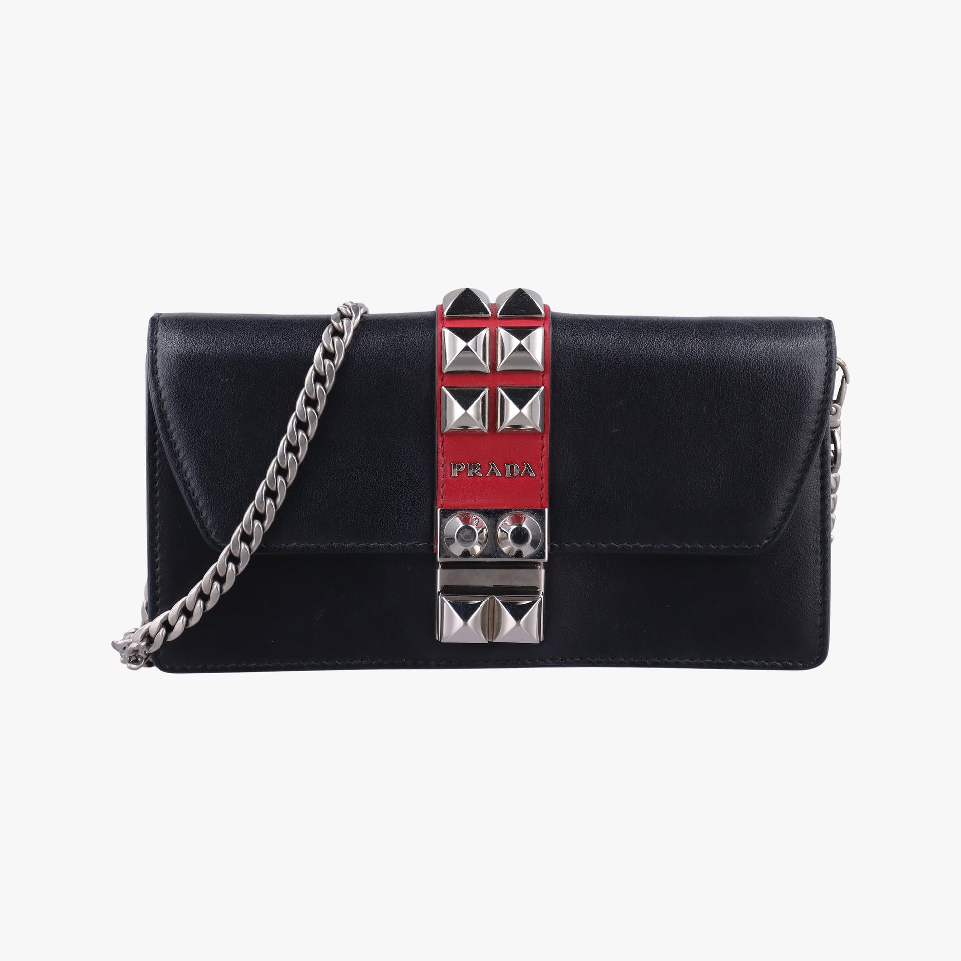Elektra Studded Black Leather IDH061 62Dエレクトラ スタッズ ブラック レザー IDH061 62D