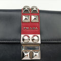 Elektra Studded Black Leather IDH061 62Dエレクトラ スタッズ ブラック レザー IDH061 62D