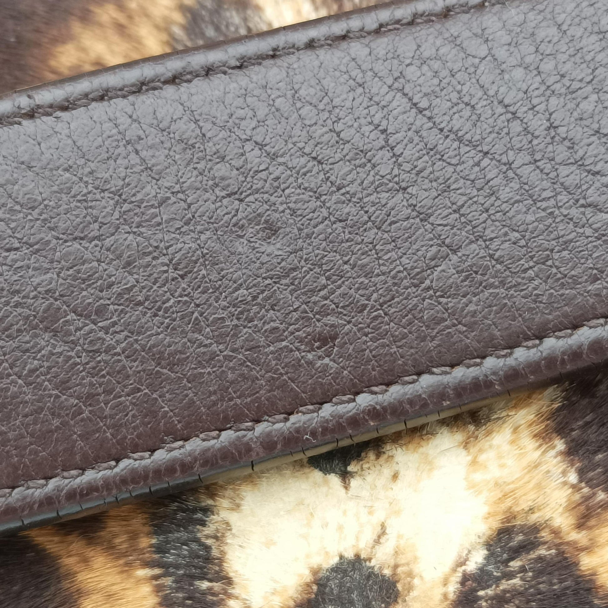 Leopard print Multicolour ponyhair　 31 1ヒョウ柄レオバード マルチカラー ハラコ 31 1