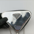 Triangle Logo Silver patent 230-Aトライアングルロゴ シルバー パテント 230-A