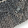 Saddle Black Jacquard×Leather 03-BO-0169サドルバッグ ブラック ジャガード×レザー 03-BO-0169