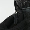 Saddle Black Jacquard×Leather 03-BO-0169サドルバッグ ブラック ジャガード×レザー 03-BO-0169