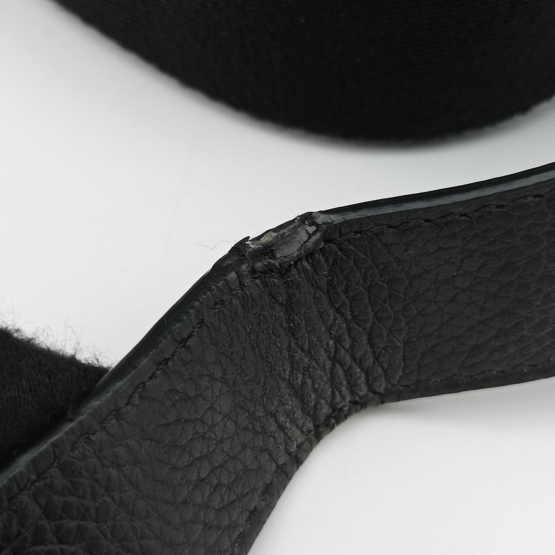 Saddle Black Jacquard×Leather 03-BO-0169サドルバッグ ブラック ジャガード×レザー 03-BO-0169