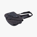 Saddle Black Jacquard×Leather 03-BO-0169サドルバッグ ブラック ジャガード×レザー 03-BO-0169