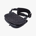 Saddle Black Jacquard×Leather 03-BO-0169サドルバッグ ブラック ジャガード×レザー 03-BO-0169