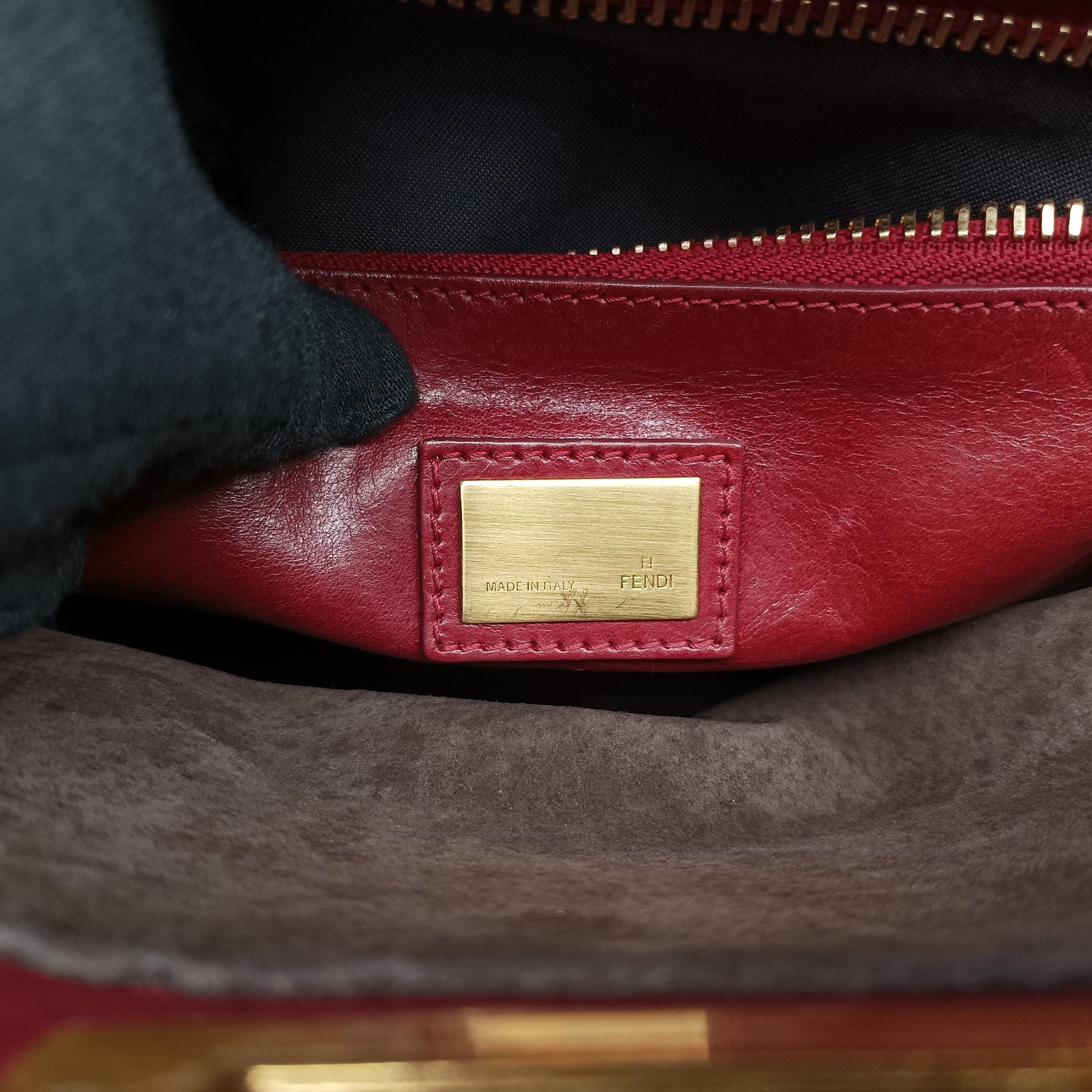 PEEKABOO Brown × Red pony hair× Leather 8BN226 8BN226-GXE-119-2372ピーカブー ブラウン xレッド ハラコ xレザー 8BN226 8BN226-GXE-119-2372