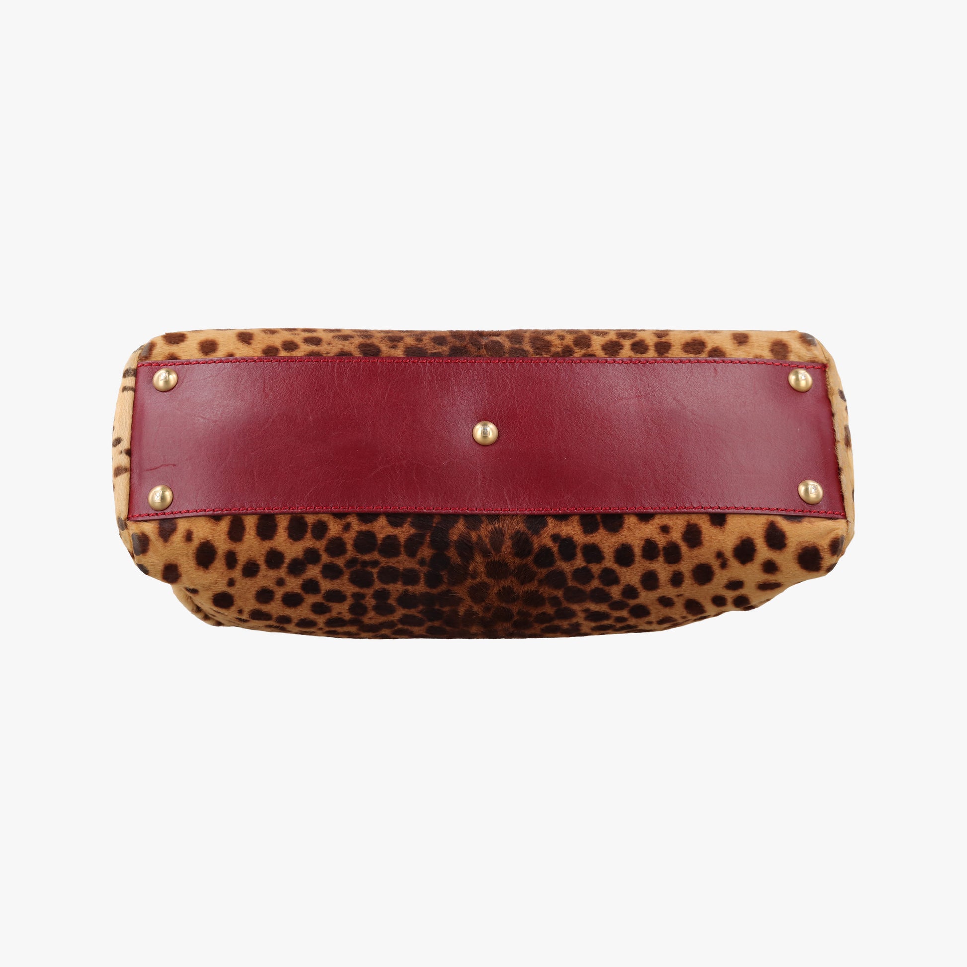 PEEKABOO Brown × Red pony hair× Leather 8BN226 8BN226-GXE-119-2372ピーカブー ブラウン xレッド ハラコ xレザー 8BN226 8BN226-GXE-119-2372