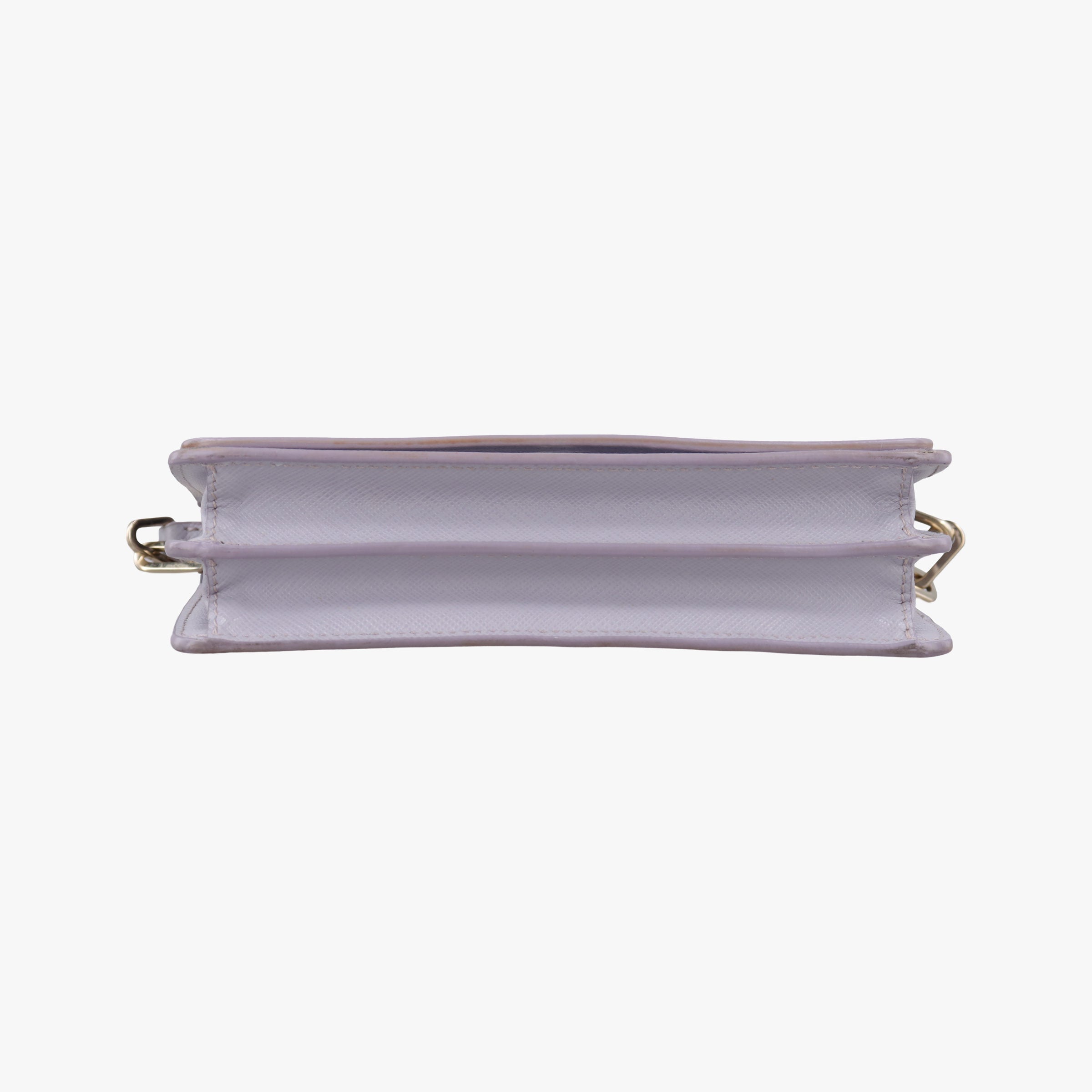 Logo Chain Purple SAFFIANO Leather BT1035 180/Hロゴチェーン パープル サフィアーノレザー BT1035 180/H