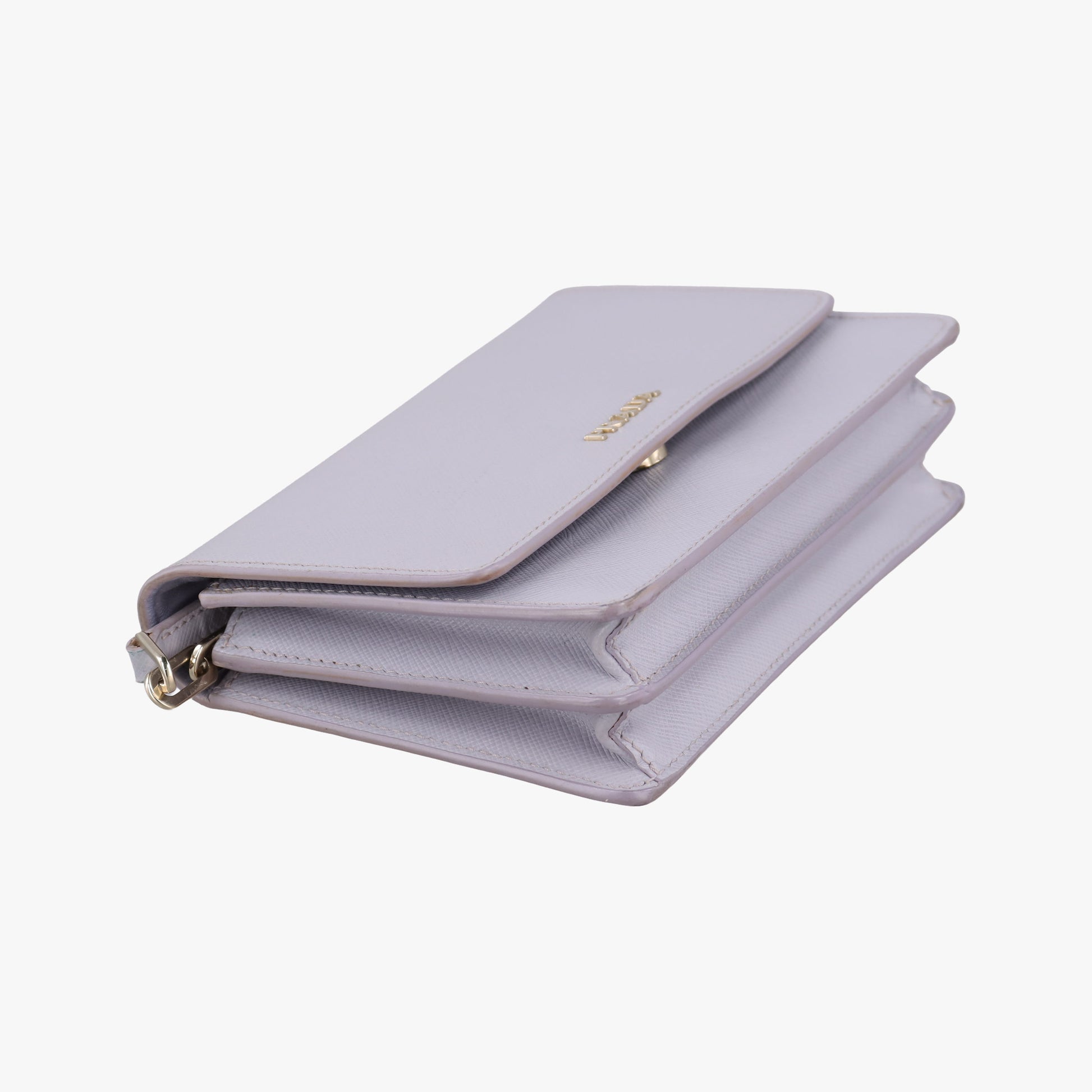 Logo Chain Purple SAFFIANO Leather BT1035 180/Hロゴチェーン パープル サフィアーノレザー BT1035 180/H