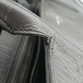 Cabas Rive Gauche Dark Gray Crocodile Embossed Calfskin Leather 400413 TCT400413.0416カバ リヴ ゴーシュ ダークグレー クロコ型押しレザー 400413 TCT400413.0416