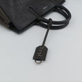 Cabas Rive Gauche Dark Gray Crocodile Embossed Calfskin Leather 400413 TCT400413.0416カバ リヴ ゴーシュ ダークグレー クロコ型押しレザー 400413 TCT400413.0416