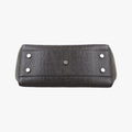 Cabas Rive Gauche Dark Gray Crocodile Embossed Calfskin Leather 400413 TCT400413.0416カバ リヴ ゴーシュ ダークグレー クロコ型押しレザー 400413 TCT400413.0416