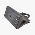 Cabas Rive Gauche Dark Gray Crocodile Embossed Calfskin Leather 400413 TCT400413.0416カバ リヴ ゴーシュ ダークグレー クロコ型押しレザー 400413 TCT400413.0416