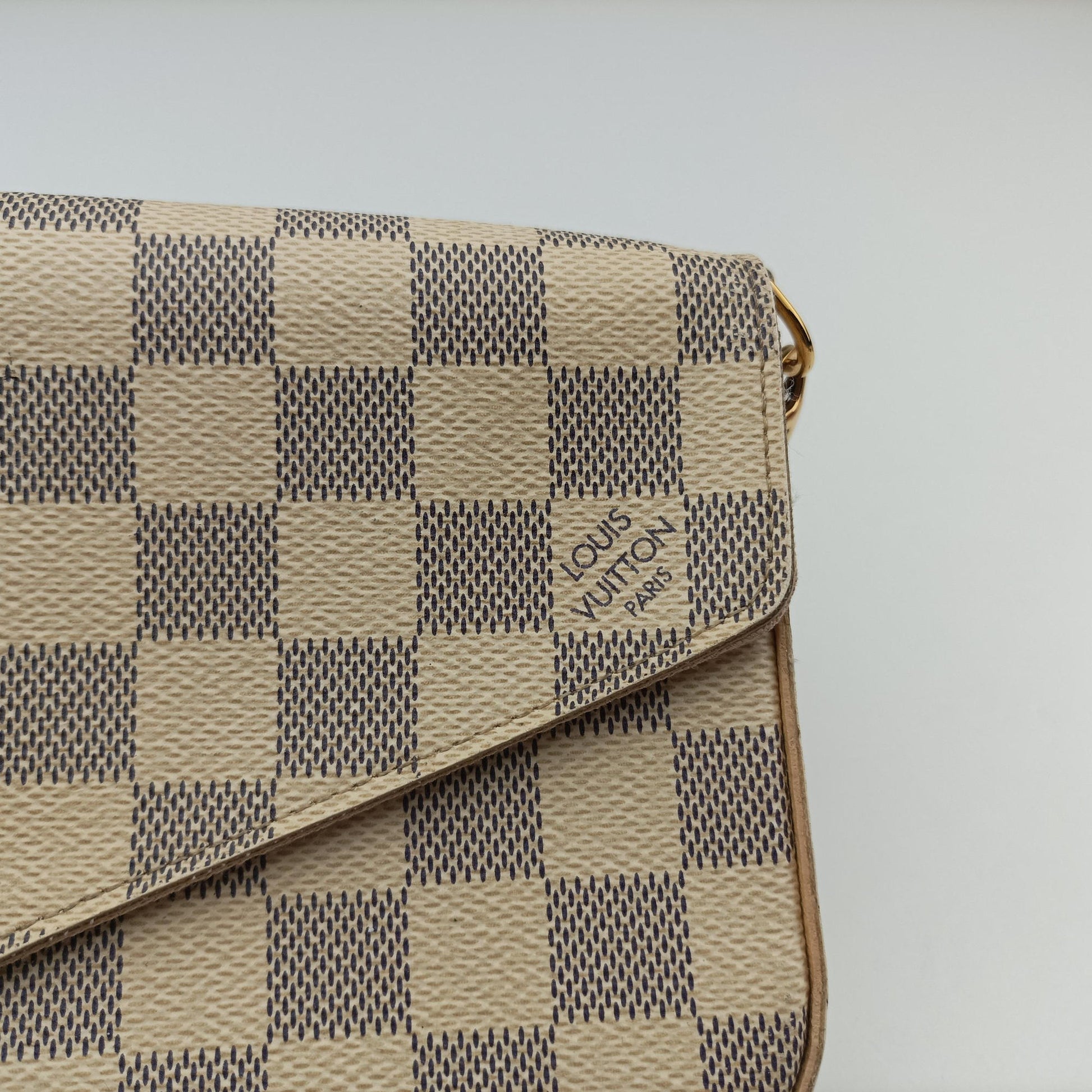 Pochette Felicie Azur Damier Canvas N63106 MI0138ポシェットフェリシー アズール ダミエキャンバス N63106 MI0138