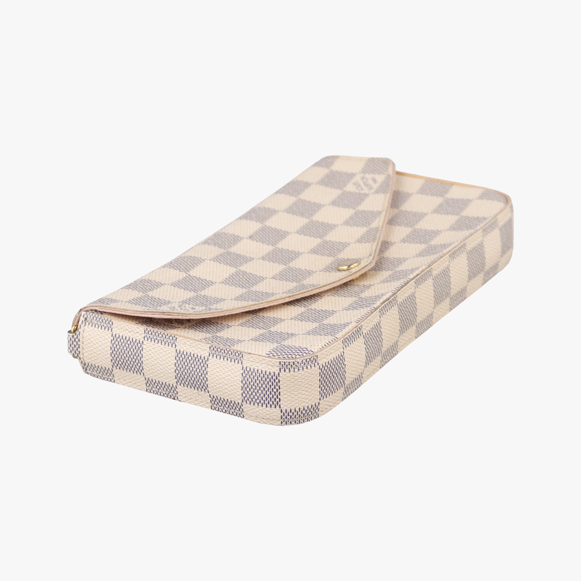 Pochette Felicie Azur Damier Canvas N63106 MI0138ポシェットフェリシー アズール ダミエキャンバス N63106 MI0138