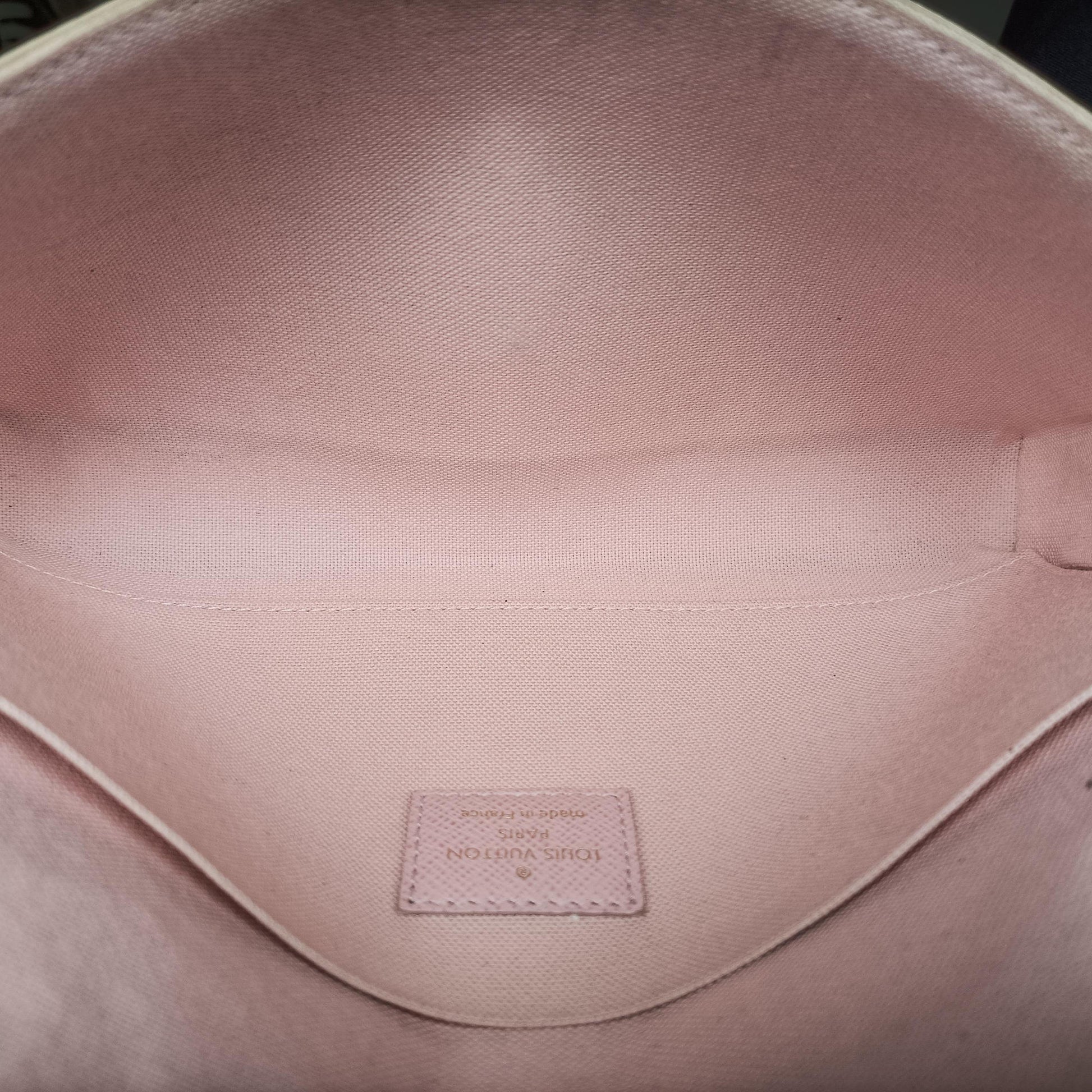Pochette Felicie Azur Damier Canvas N63106 MI0138ポシェットフェリシー アズール ダミエキャンバス N63106 MI0138