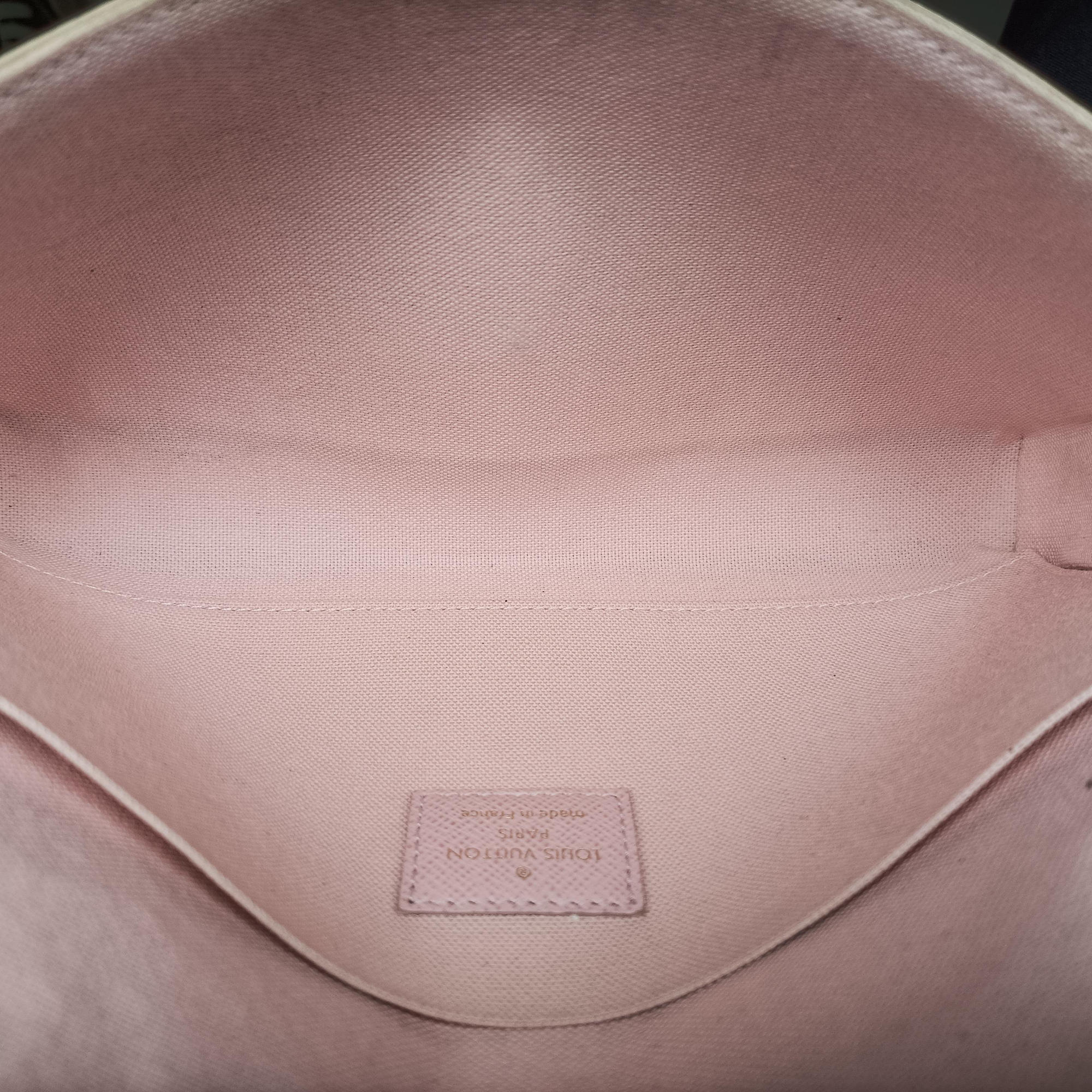 Pochette Felicie Azur Damier Canvas N63106 MI0138ポシェットフェリシー アズール ダミエキャンバス N63106 MI0138