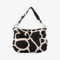 Cavallino Black×White Giraffe Printed Calf Hair×Leather 31 5ハラコ アニマル  ホワイト×ブラック ハラコレザー×レザー 31 5