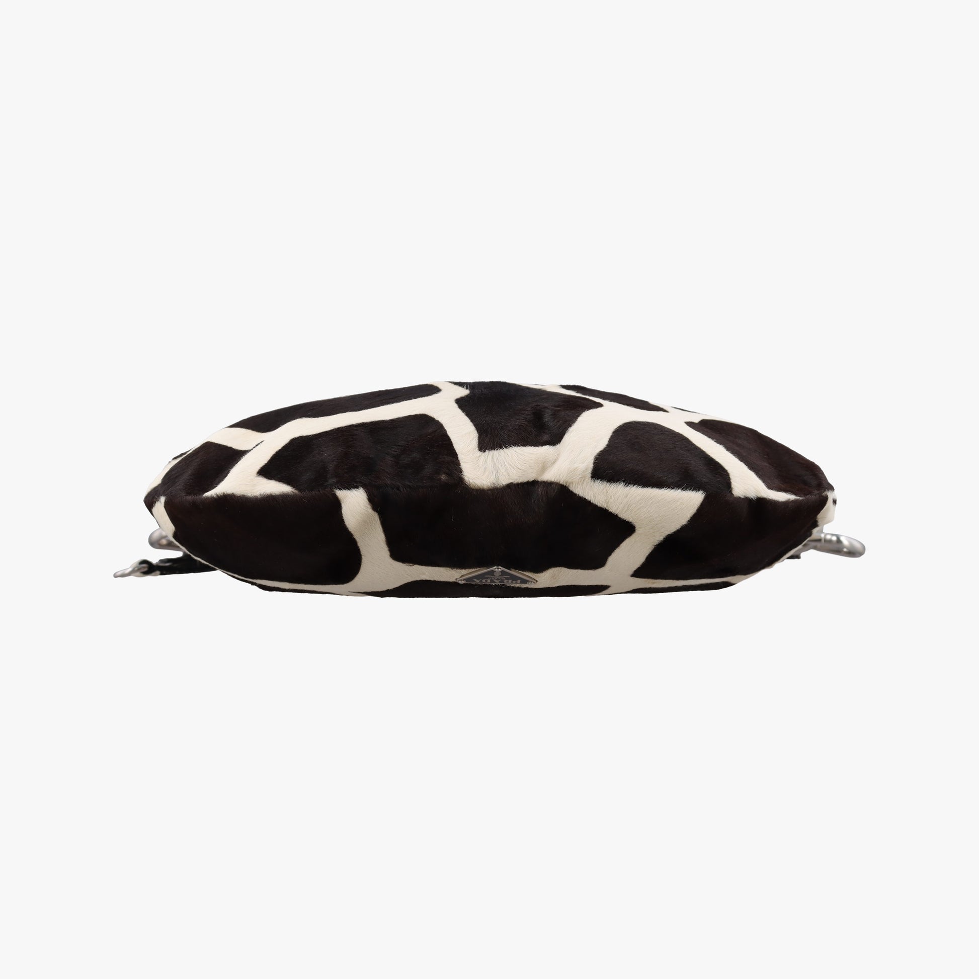 Cavallino Black×White Giraffe Printed Calf Hair×Leather 31 5ハラコ アニマル  ホワイト×ブラック ハラコレザー×レザー 31 5