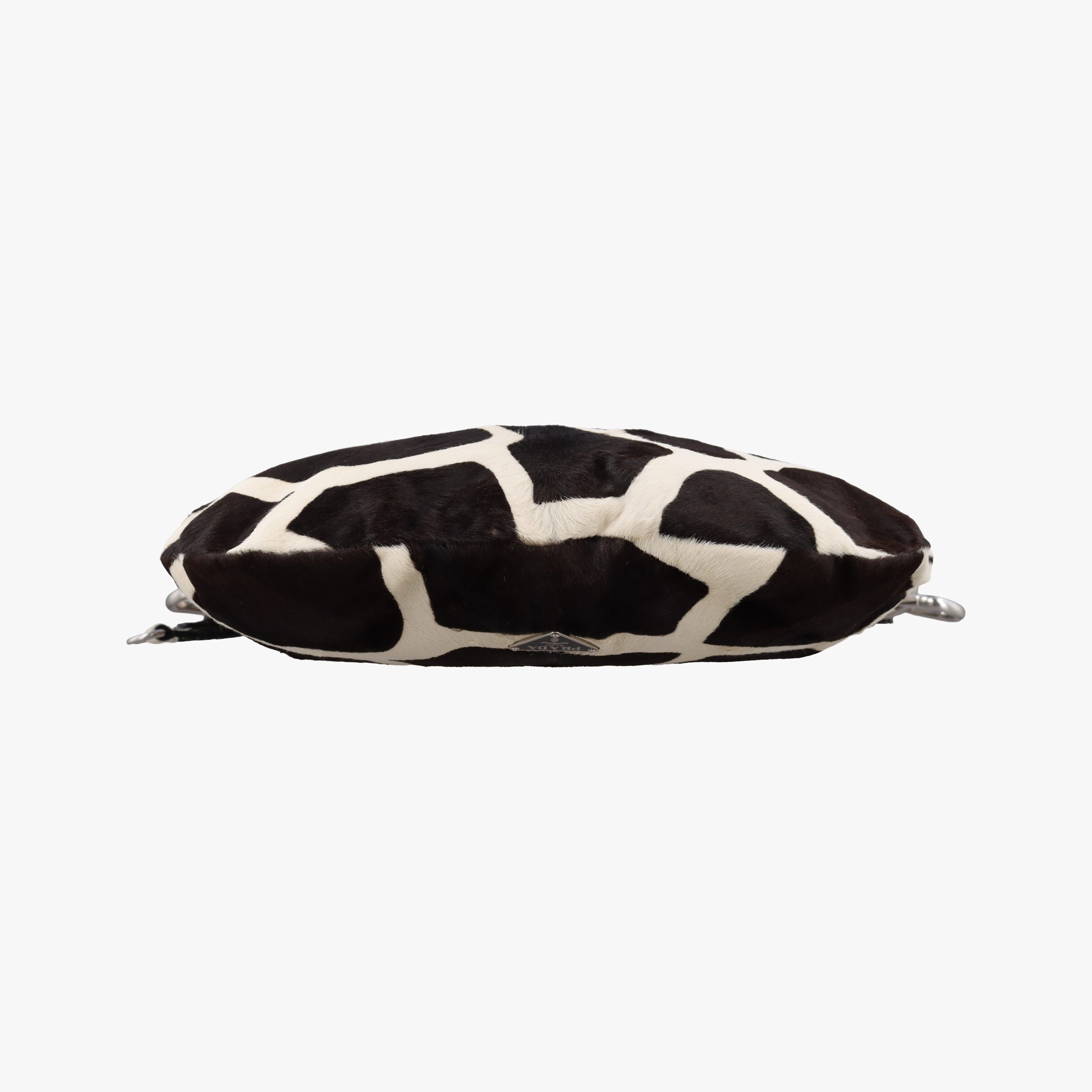 Cavallino Black×White Giraffe Printed Calf Hair×Leather 31 5ハラコ アニマル  ホワイト×ブラック ハラコレザー×レザー 31 5