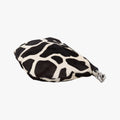 Cavallino Black×White Giraffe Printed Calf Hair×Leather 31 5ハラコ アニマル  ホワイト×ブラック ハラコレザー×レザー 31 5
